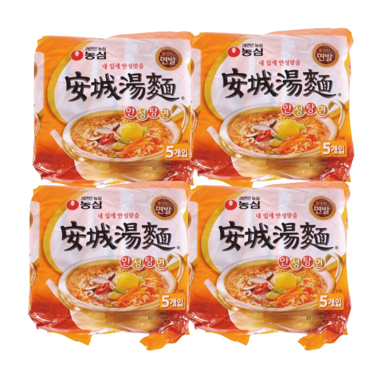 安城湯麺 アンソンタンメンあんそんらーめん 20個(1個125g)/ 10袋 /韓国ラーメン