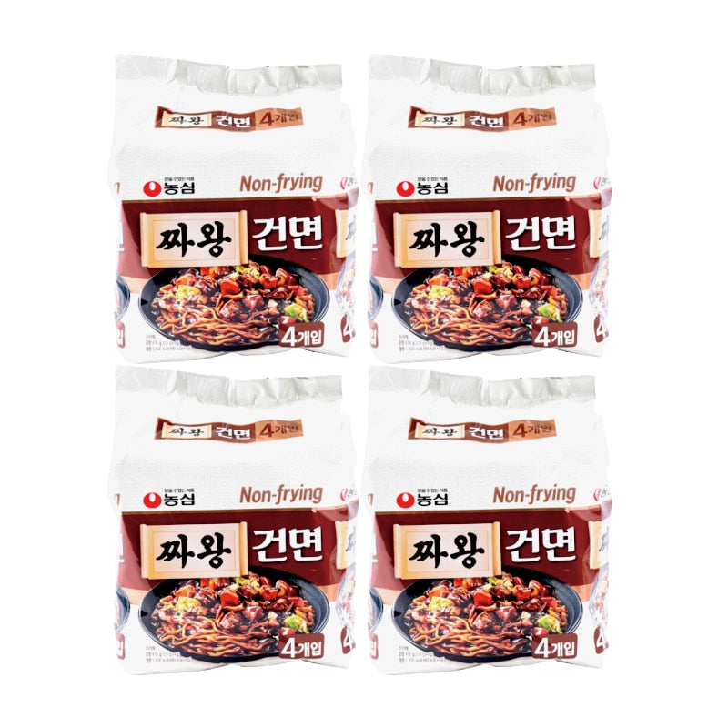 チャ王乾麺 らーめんジャジャン麺 16個(1個134g)/ 8袋 /韓国ラーメン