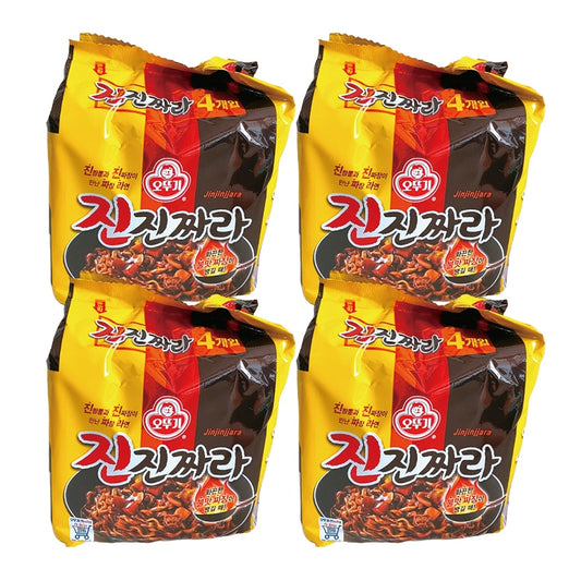 ジンジンチャラ らーめんジャジャン麺 16個(1個135g)/ 8袋 /韓国ラーメン